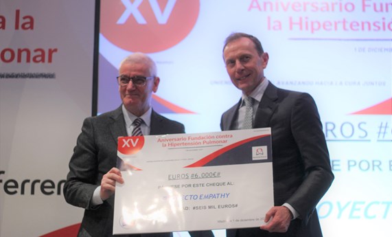 Gala FCHP: Un año más comprometida con la investigación en Hipertensión Pulmonar del CIBER Gala FCHP: Un año más comprometida con la investigación en Hipertensión Pulmonar del CIBER