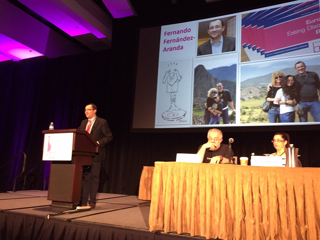 Fernando Fernández-Aranda, del CIBEROBN, primer científico español que recibe el premio Leadership Award on Research 2015