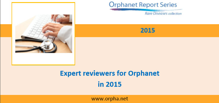 Publicada la lista de expertos que colaboraron con Orphanet en 2015