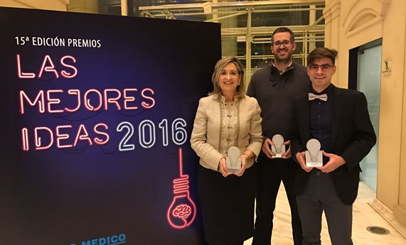Tres proyectos donde participa el CIBER reconocidos en los Premios a las Mejores Ideas de Diario Médico Tres proyectos donde participa el CIBER reconocidos en los Premios a las Mejores Ideas de Diario Médico