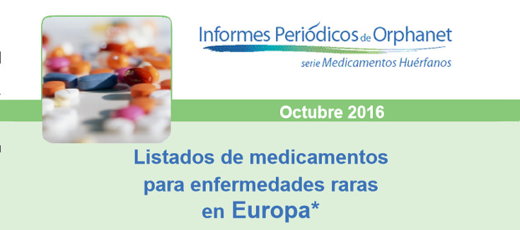 Orphanet publica su listado actualizado de medicamentos para enfermedades raras