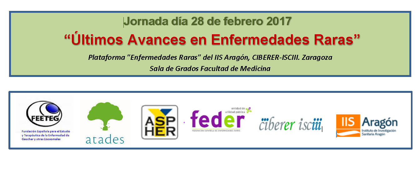 Los grupos de investigación del CIBERER en Aragón participan en una jornada sobre los últimos avances en enfermedades raras