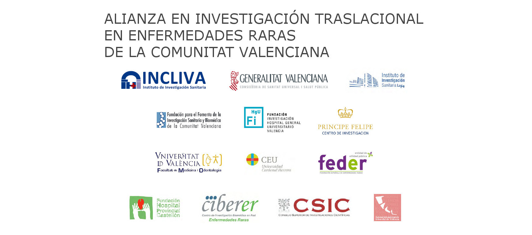 FEDER concede su Premio al Trabajo en Red a la Alianza en Investigación Traslacional en Enfermedades Raras de la Comunidad Valenciana